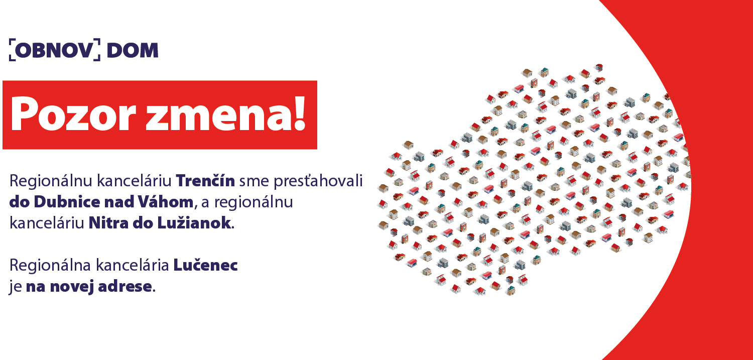 Zmena adries regionálnych kancelárií
