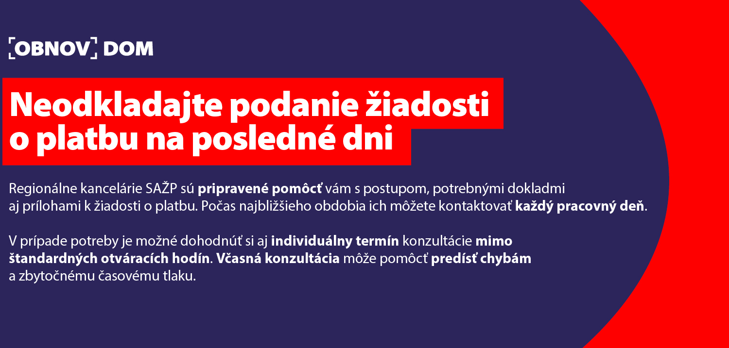 Žiadosť o platbu
